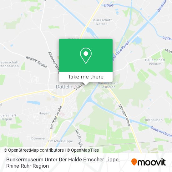 Карта Bunkermuseum Unter Der Halde Emscher Lippe