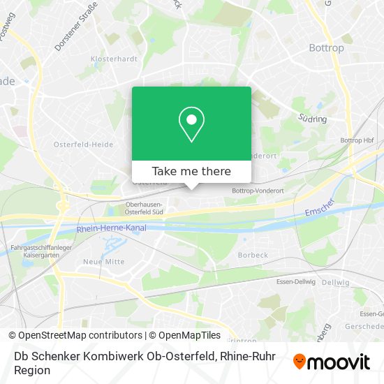 Db Schenker Kombiwerk Ob-Osterfeld map