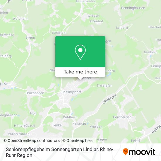 Seniorenpflegeheim Sonnengarten Lindlar map