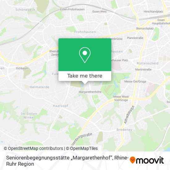Карта Seniorenbegegnungsstätte „Margarethenhof“