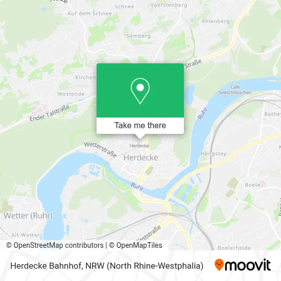 Herdecke Bahnhof map