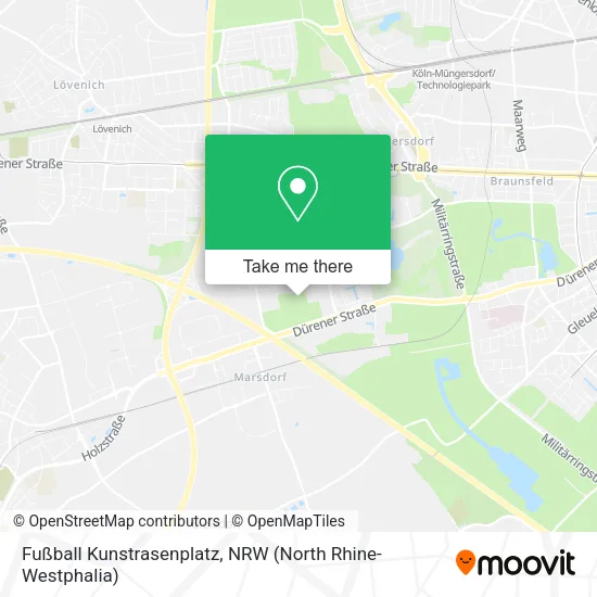 Карта Fußball Kunstrasenplatz
