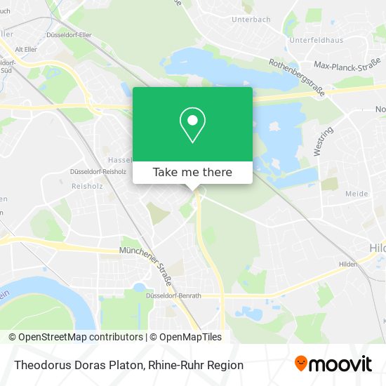 Theodorus Doras Platon map