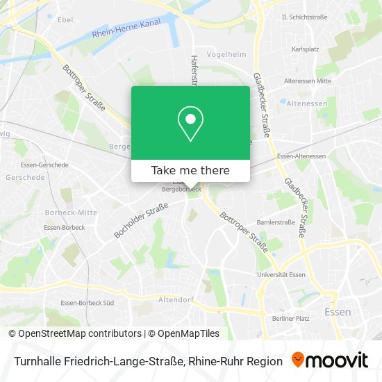 Turnhalle Friedrich-Lange-Straße map