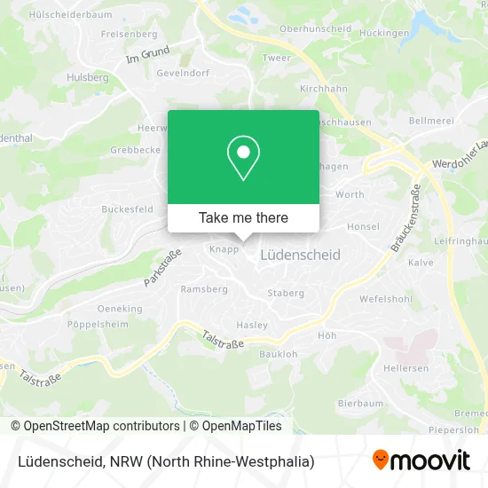 Lüdenscheid map