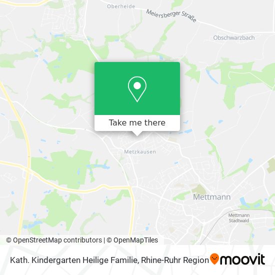 Kath. Kindergarten Heilige Familie map