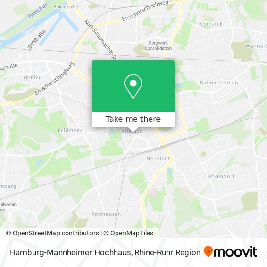 Hamburg-Mannheimer Hochhaus map