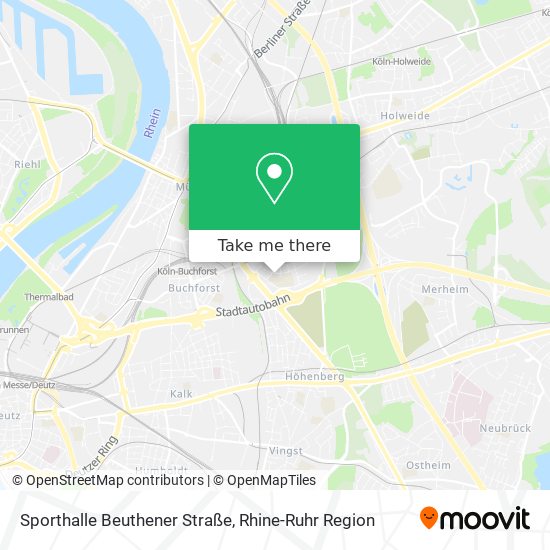Sporthalle Beuthener Straße map