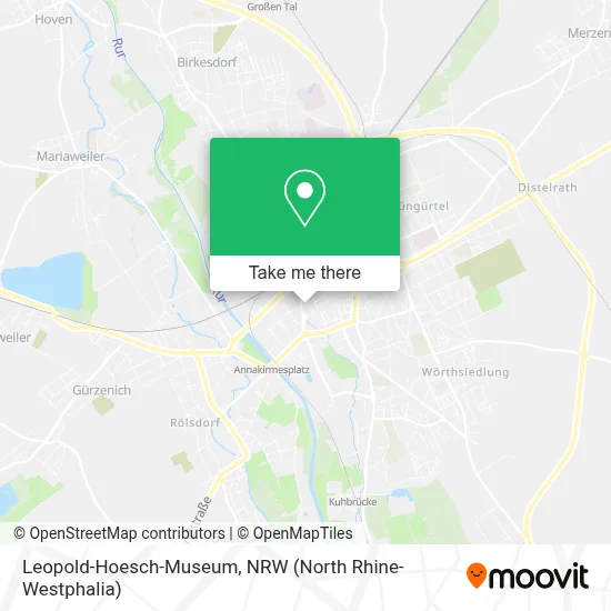 Leopold-Hoesch-Museum map