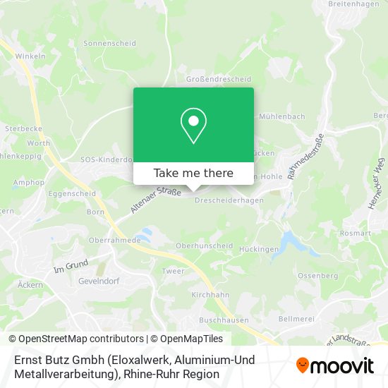 Ernst Butz Gmbh (Eloxalwerk, Aluminium-Und Metallverarbeitung) map