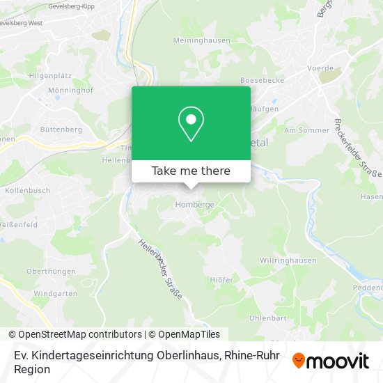 Карта Ev. Kindertageseinrichtung Oberlinhaus
