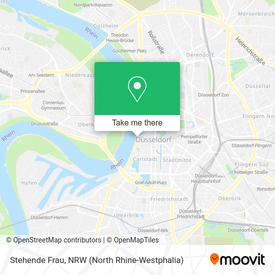 Карта Stehende Frau