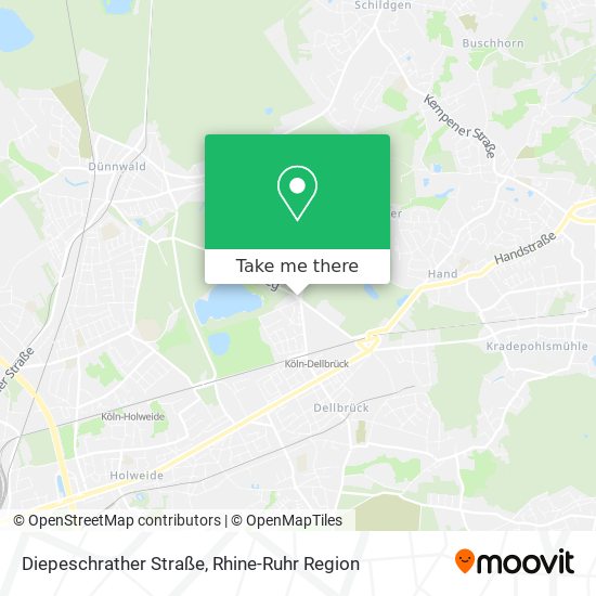 Diepeschrather Straße map
