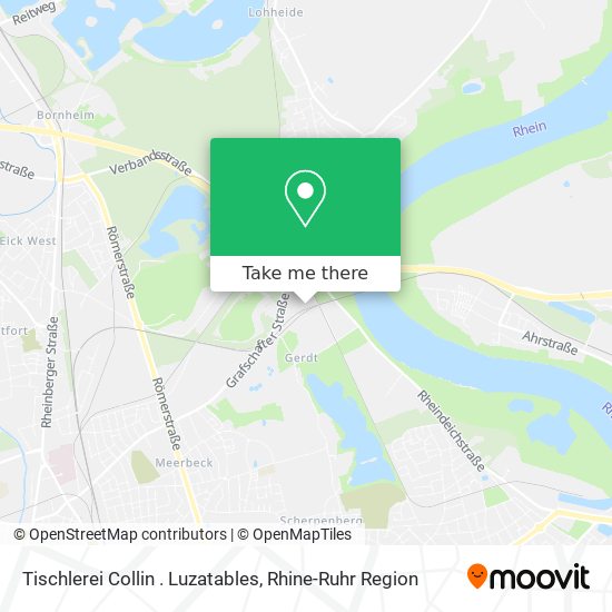 Tischlerei Collin . Luzatables map