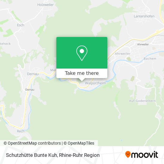 Schutzhütte Bunte Kuh map