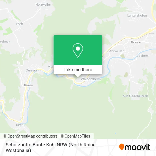 Schutzhütte Bunte Kuh map
