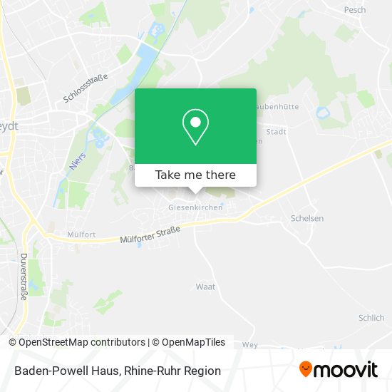 Baden-Powell Haus map