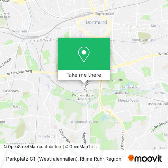 Parkplatz-C1 (Westfalenhallen) map
