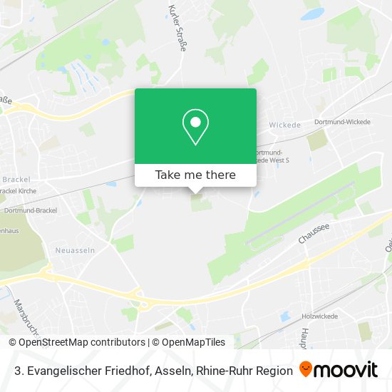 3. Evangelischer Friedhof, Asseln map