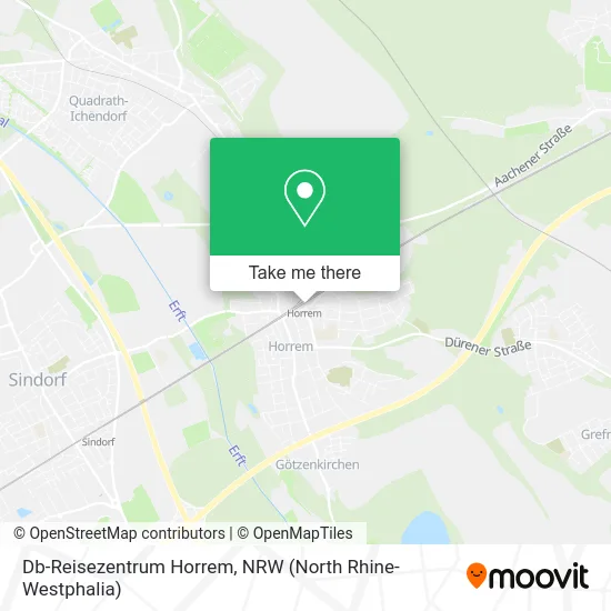 Карта Db-Reisezentrum Horrem