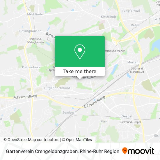 Gartenverein Crengeldanzgraben map