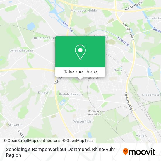 Scheiding's Rampenverkauf Dortmund map