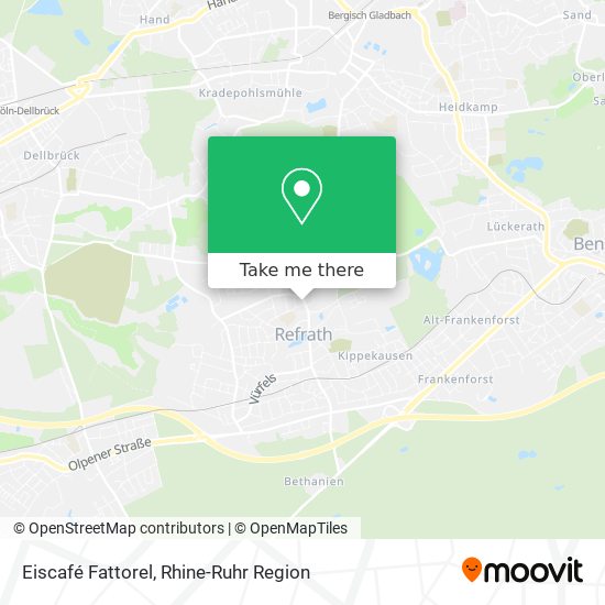 Eiscafé Fattorel map