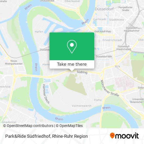 Park&Ride Südfriedhof map