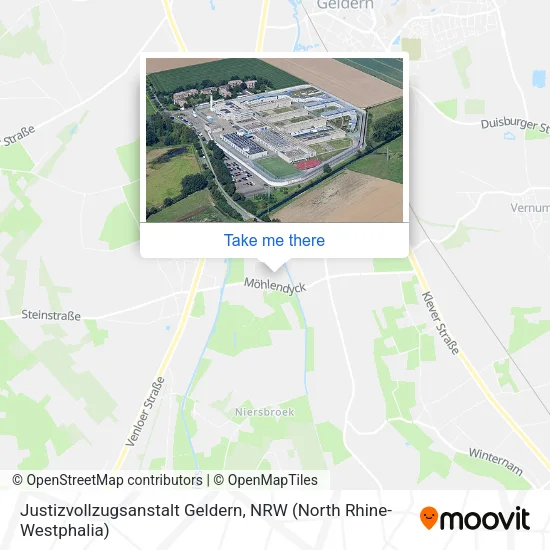 Карта Justizvollzugsanstalt Geldern