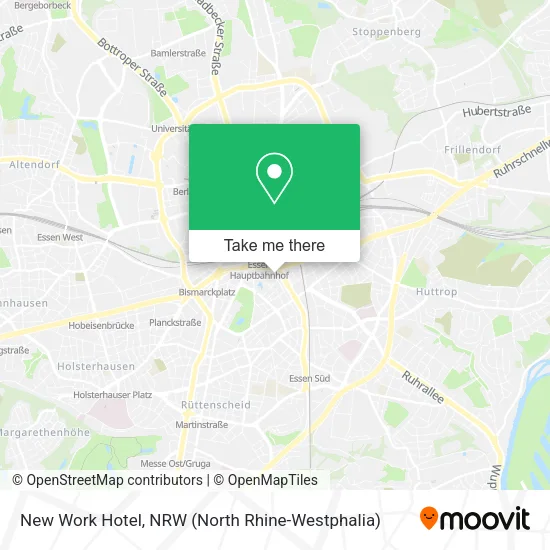 Карта New Work Hotel