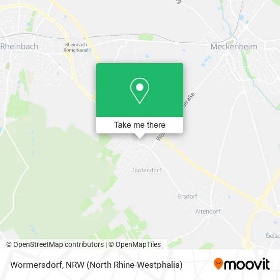 Карта Wormersdorf