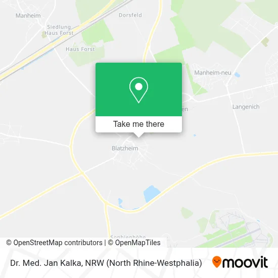 Dr. Med. Jan Kalka map