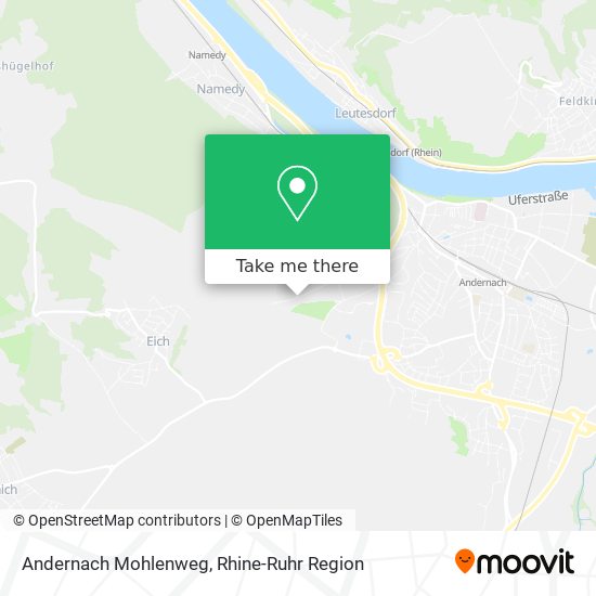Andernach Mohlenweg map