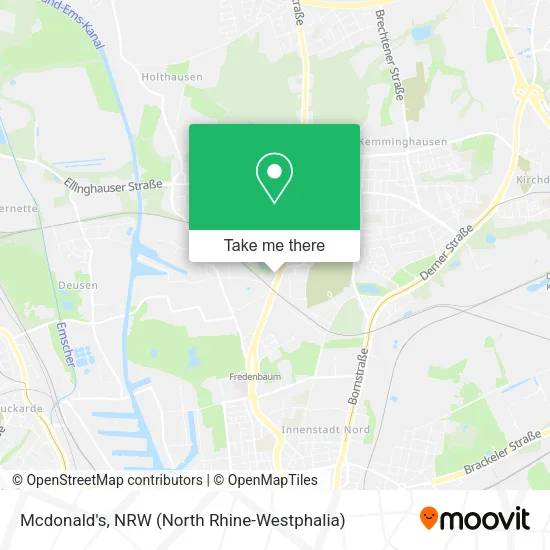 Карта Mcdonald's