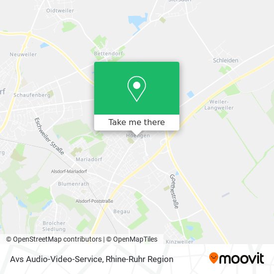 Avs Audio-Video-Service map