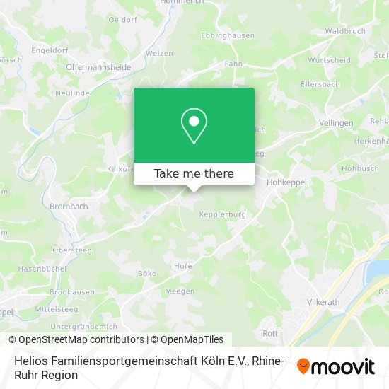 Helios Familiensportgemeinschaft Köln E.V. map