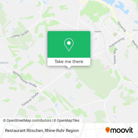 Restaurant Röschen map