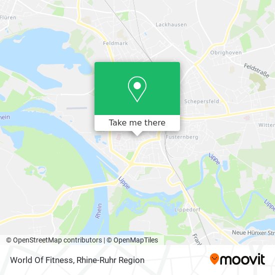 World Of Fitness map