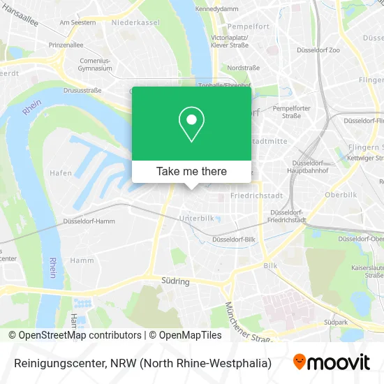 Reinigungscenter map