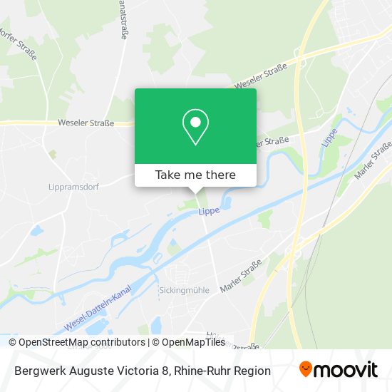 Bergwerk Auguste Victoria 8 map