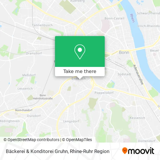 Карта Bäckerei & Konditorei Gruhn