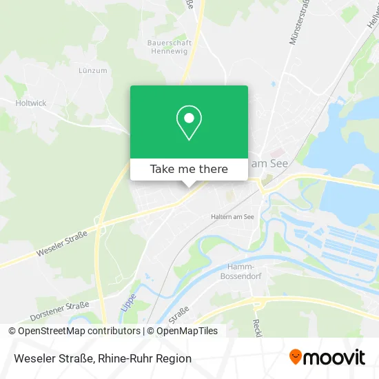 Карта Weseler Straße