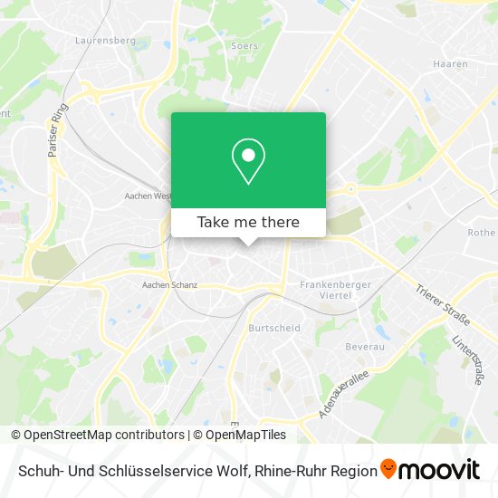 Карта Schuh- Und Schlüsselservice Wolf