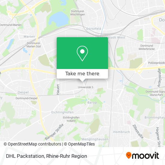 DHL Packstation map