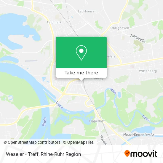 Карта Weseler - Treff