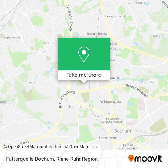 Карта Futterquelle Bochum