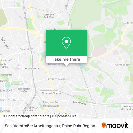 Schlüterstraße/Arbeitsagentur map