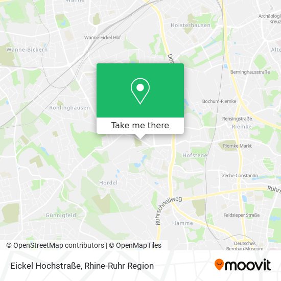 Eickel Hochstraße map
