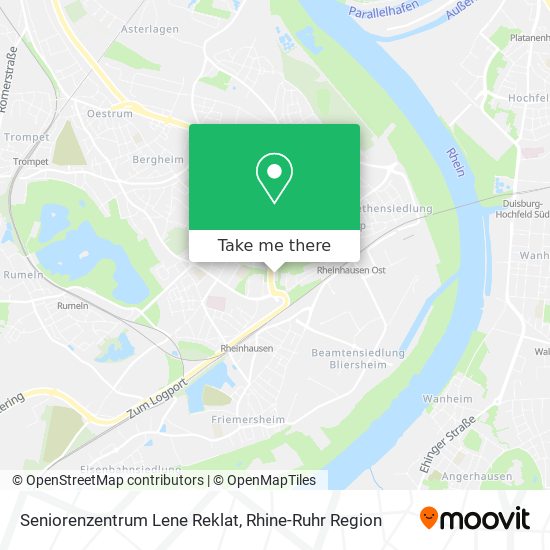 Seniorenzentrum Lene Reklat map