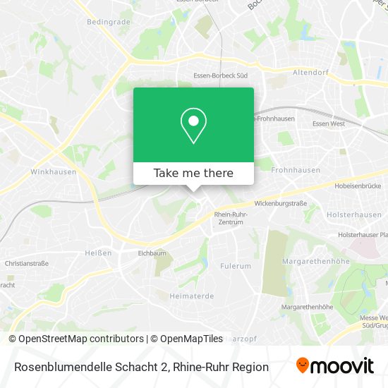 Rosenblumendelle Schacht 2 map